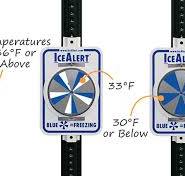 Amazon.com: SmartSign Señal de alerta de hielo, 12 x 7 pulgadas, indicador  universal sensible a la temperatura con soporte de postsección, aluminio ...