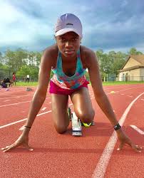 Track athlete turning heads with her speed