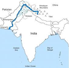 The Indus River India World Map Asia Map India Map