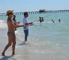 Fishing The Shore Beach Florida Go Fishing