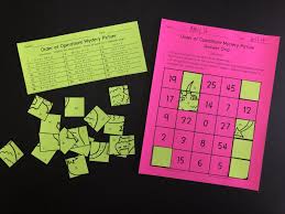 My Math Resources Order Of Operations Dragon Mystery Picture 5 Oa A 1 Order Of Operations Mystery Pictures Math Resources