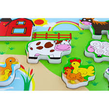 Maybe you would like to learn more about one of these? Farmyard Chunky Wooden Puzzle The Works