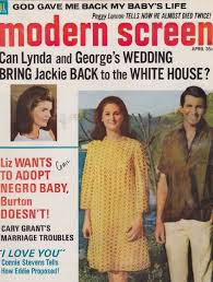 President lyndon baines johnson and his first lady lady bird johnson. Jacqueline Kennedy George Hamilton Lynda Bird Johnson Robb George Hamilton And Lynda Bird Johnson Modern Screen Magazine April 1967 Cover Photo United States