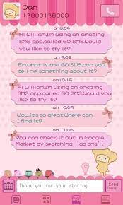 You can switch between the available themes with a single tap. Go Sms Pro Themes Go Sms Pro Pink Sweet Theme Android Apps And Tests Androidpit Messaging App App Messages