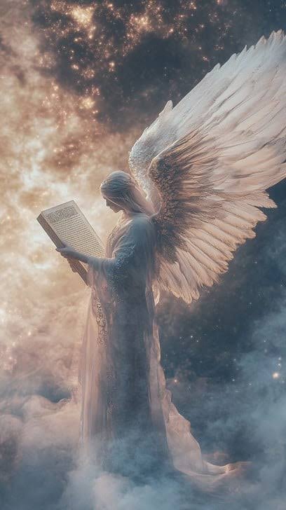 Download Angel Reading Book Image - Angel, Reading, Book | StockCake