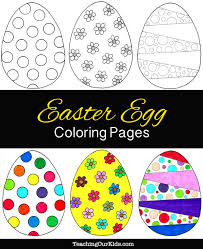 Easter egg coloring pages are a fun way to develop creativity, focus, motor skills and color recognition. Easter Egg Coloring Pages Free Printables Teaching Our Kids