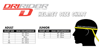 dririder sizing charts motorcycle stuff