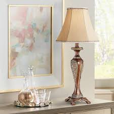 Hanna Bronze Candlestick Table Lamp 1f766 Lamps Plus Candlestick Table Traditional Table Lamps Table Lamp