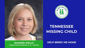 Search for Missing Summer Wells in Tennessee