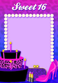 Birthday Party Invitation Card Template Free Free Printable Birthday Invitation Sweet 16 Greetings Island Printable Birthday Invitations Free Birthday Invitations Sweet Sixteen Birthday Invitations