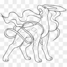 Check out amazing suicune artwork on deviantart. Suicune Coloring Pages Suicune Black And White Hd Png Download 891x785 2055426 Pngfind