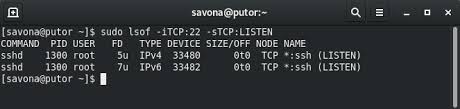 In the output all port mentioned are in use either listening for incoming connection or connected to a another alternative command line easy to use to find out which process is using a port: 4 Ways To Find Which Process Is Listening On A Specific Port Putorius