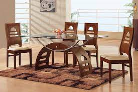 Global Furniture Usa 73 Dining Set Modern Glass Dining Table Wooden Dining Room Table Glass Dining Room Table