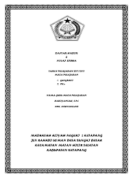 Halaman depan absen guru tkj. Contoh Cover Absensi Siswa Pigura