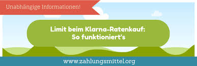 Ratenkauf Mit Klarna Gibt Es Ein Limit