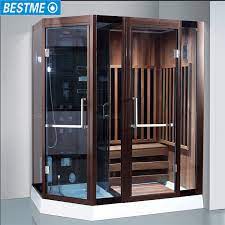 Considering that it is recommended to take a hot shower before entering the sauna (so that your body will get used with a higher temperature), we. Solid Wood Sauna Shower Combination Traditional Dry Steam Saunas Buy Sauna And Steam Combined Room Traditional Steam Sauna Indoor Steam Sauna Product On Alibaba Com