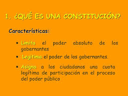 La constitución son las leyes nacionales que rige el funcionamiento de todo un estado y limitan las acciones de los ciudadanos dentro de un país. La Constitucion Espanola De Ppt Video Online Descargar