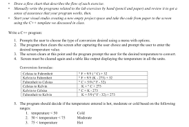 solved draw a flow chart that describes the flow of each