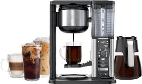 Ninja 10 Cup Coffee Maker Black Stainless Steel Cm401 Best Buy In 2020 Coffee Maker With Grinder Best Coffee Maker Ninja Coffee Maker