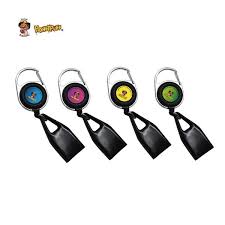 Lighter Leash Safe Stash Clip Retractable Keychain Smile Face Lighter Holder Color And Pattern Send Randomly Lighter Leash Face Light Keychain