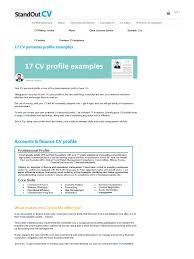 Personal trainers help clients achieve their fitness and weight goals. 17 Cv Personal Profile Examples Recruitment Employment
