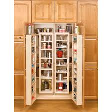 I made this pantry to match some new kitchen cabinets that my friend ordered from lowes. Shop Rev A Shelf 57 In Wood Swing Out Pantry Kit At Lowes Com Tall Kitchen Cabinets Pantry Cabinet Kitchen Storage