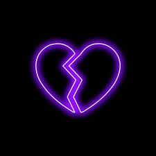 Aesthetic Heartbroken Hearts Notthesame Deeptimes Purpleheart Aestheticheart Neonlig Dark Purple Aesthetic Purple Aesthetic Neon Aesthetic