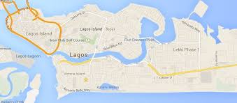 Izmantojiet kartes funkcijas, lai tuvinātu. Lagos Megacity In Afrika