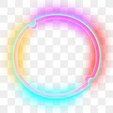 Neon Lights Neon Neon Effect Geometric Circular Fluorescence Clipart Circular Clipart Game Effects Frame Border Design Photoshop Resources Free Graphic Design