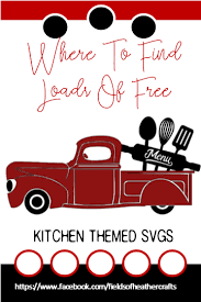 Where To Find Free Kitchen Baking Themed Svgs