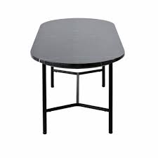 Oval black marble coffee table. Oval Black Marble Coffee Table Sloane Maisons Du Monde