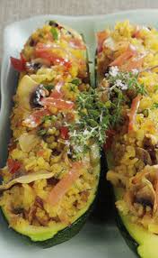 Courgettes Farcies Aux Champignons Courgettes Farcies Recette Avec Courgette Recette Courgette Farcie