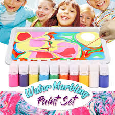 12:00 pm 7:00 pm 12:00 19:00; Mnycxen Marbling Painting Kit Diy Painting On Water Creative Art Set Of 6 Colors 46ml Walmart Com Walmart Com