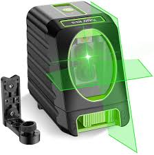 With a separately sold dewalt laser detector. Self Leveling Laser Level Huepar Box 1g 150ft 45m Outdoor Green Cross Line Laser Level With Vertical Beam Spread Covers Of 150 Selectable Laser Lines 360 Magnetic Base And Battery Included Amazon Com