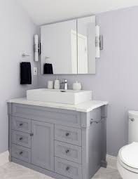 There is a particular color popping up in our interior design these days. 75 Beautiful Bathroom With Gray Cabinets And Purple Walls Pictures Ideas August 2021 Houzz