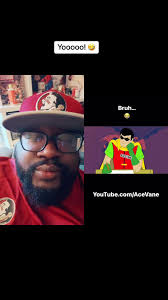 Black Guy with Glass Nerd Cartoon