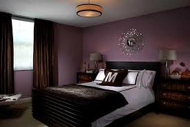 A striped bedroom with aqua curtains, a crystal chandelier and a purple upholstered bed plus purple pillows for a color statement. Purple Grey And Black Bedroom Ideas Pertaining To The Atmosphere Grayish Wedding Team Wallpaper Gray Table White Apppie Org