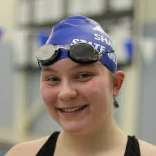 Today's State Qualifier: Veronica Cruz Veronica has been swimming since she  was 2 yrs old. She has always loved the water. Her family decided to try  swim lessons for the YMCA when