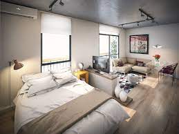 This Gorgeous Studio Offers A More Colorful Aesthetic Than The Previous Homes Small Apartment Design Apartment Design Small Studio Apartments