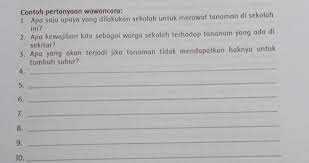 We did not find results for: Contoh Pertanyaan Wawancara 1 Apa Saja Upaya Yang Dilakukan Sekolah Untuk Merawat Tanaman Di Brainly Co Id