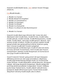 Sejarah musik klasik akhirnya sampailah pada abad ini. Sejarah Musik Klasik Barat Dari Zaman Yunani Hingga Abad 20 Era Musik Klasik 1 Musik Era Yunani 2 Musik Abad Pertengahan 3 Musik Era Renaissance 4 Musik Era Baroque 5 Musik