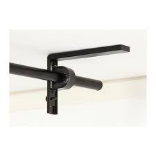 Betydlig Wall Ceiling Bracket From Ikea This Would Definitely Work With 3m Command Strips If Curtains We Curtain Rod Holders Curtain Rods Ceiling Curtain Rod