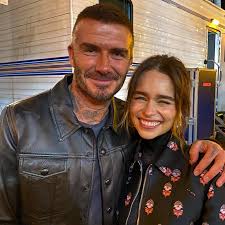 Victoria beckham beauty is committed to being transparent and sustainably focused. David Beckham Was Delighted To Meet With Emilia Clarke Gossip World Top