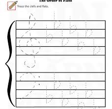Fun And Learn Music Music Worksheets Order Of Flats Music Worksheets Elementary Music Worksheets Music Theory Worksheets