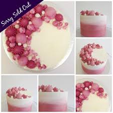 These cakes are decorated using only the supplies you have on hand. Ombre Sharp Edge Buttercream Cake 60 Rock Bakehouse