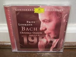 BACH: Christmas Oratorio (Parts I & II) (Fritz Lehmann) (CD) SEALED