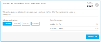 شرح حجز تذكرة برج ايفل باريس اونلاين عطلات