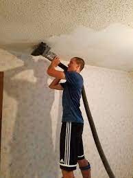 Textured popcorn ceilings went out of style years ago, but many older homes—and some new ones—still have them. Popcorn Ceiling Removal Tool Removing Popcorn Ceiling Popcorn Ceiling Scraping Popcorn Ceilings