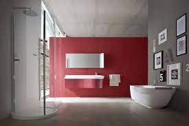 20 Idee Di Abbinamento Di Colori Per Pareti Del Bagno Mondodesign It Arredo Bagno Rosso Bagno Multicolore Bagno Beige