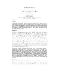 This research method was first introduced in 1829 by an. Http Psyking Net Htmlobj 3837 Case Study As A Research Method Pdf